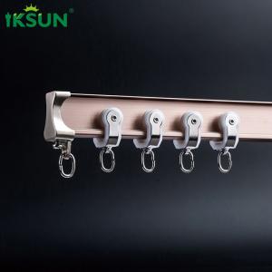 Wholesale 1.2mm Rose Gold Curved Curtain Track Heavy Duty For Wall Corner from china suppliers