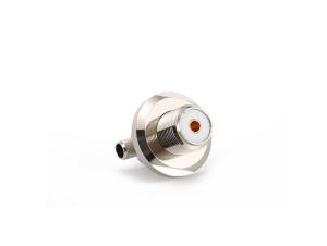 Wholesale UHF Female Bulkhead Right angel Connector for 5D-FB Cable Crimp from china suppliers
