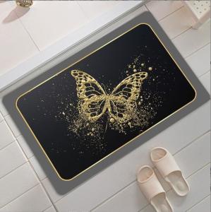Wholesale Rectangle Bathroom Waterproof Carpet Light Luxury Diatom Mud Absorbent Mat from china suppliers