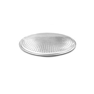 Wholesale 15 inch perforated round aluminum pizza pan punched pizza tray baking tray for bakery or restaurant or bar from china suppliers