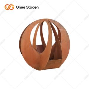 Wholesale Bespoke Irregular Large Metal Planter Pot anti aging corrosion proof from china suppliers