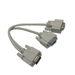 Wholesale UL Certificated VGA Y Splitter Cable Split 1 VGA to 2VGA,VGA Y extension cable from china suppliers