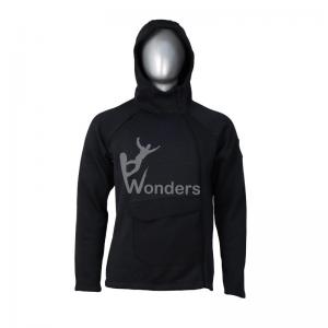 Wholesale Mens Zip Hoodie Sweatshirt With Slant Zipper Design OEM from china suppliers