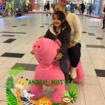 Hansel amusement park kids indoor rides electric mountable animals