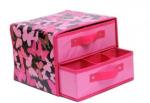 Eco-friendly Foldable Double Drawer Storage Boxes odm-v10