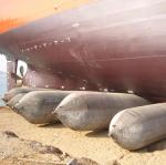 Underwater salvage lifting ship launching pneumatic rubber inflatable airbag for