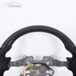 Customization Carbon Fiber Perforated Leather Steering Wheel For Land Rover