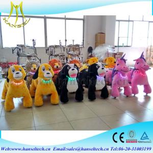 Wholesale Hansel coin operate game machine falgas kiddy ride cheap electric cars for kids indoor stuffed animal unicor on wheels from china suppliers