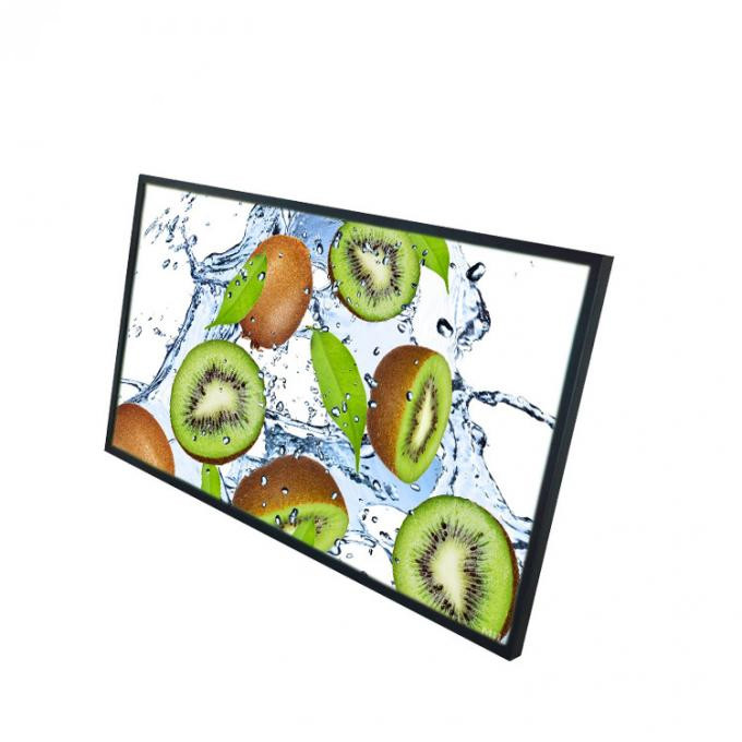 WiFi Wall Mounted Digital Signage Restaurant Menu 27 Inch Horizontal