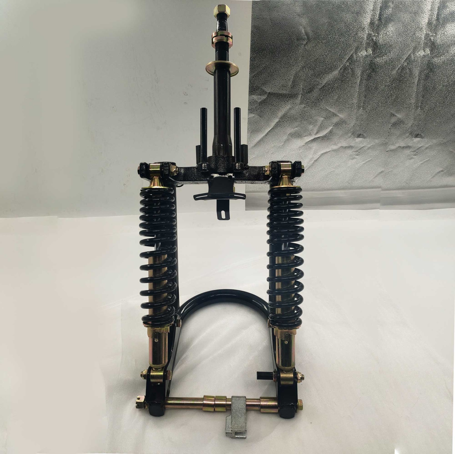 Black Hydraulic Shock Absorber for Smooth Transmission in Tricycle Motorcycle Height 520mm