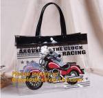 Frosted PP Bags Plastic Gift Bags With Handles Translucent Tote Gift Wrapping