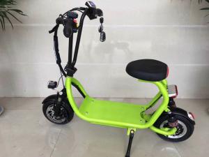 Wholesale Mini ELithium Electric Scooter With Seat HALI With Candy Colour / 350w Motor from china suppliers