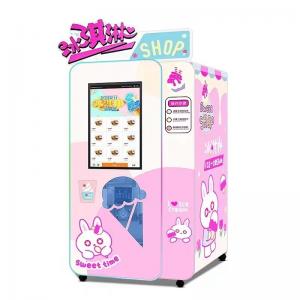 China Smart Ice Cream Vending Machine , 0.75kw Commercial Vending Machines on sale