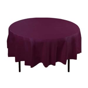 Wholesale New Design Colorful Custom Printing Table Cover PEVA Plastic Round Table Cloth For Wedding from china suppliers