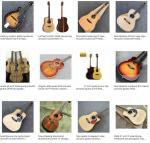 OEM custom guitar 41 inch solid spruce top D45f style handmade Acoustic Guitar
