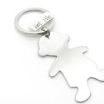 As Photo Available Boy Metal Keychain Holder with MOQ of 500