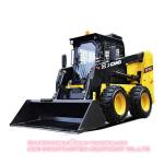 60kw Road Construction Vehicles XCMG Skid Steer Wheel Loader XT760 With Shovel