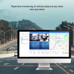 Wireless Live Vehicle GPS System Single Camera 4G Car Tracker Wide Angle Video