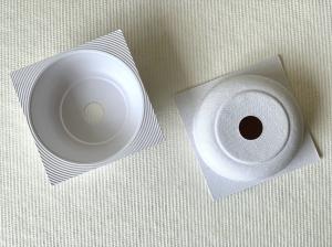 Wholesale Ripple Texture Paper Pulp Moulded Trays Fibre Wet Press Sustainable Recycled Pulp Paper from china suppliers