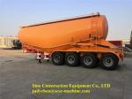 SCEC 3 Axles Havy Duty Semi Trailers 45m3 Bulk Cement Tanker Semi Trailer