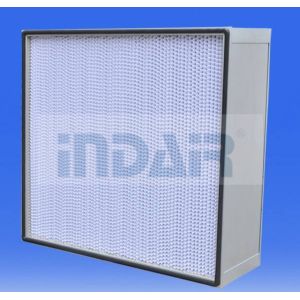 Extruded Aluminum Frame HEPA Air Filter High Performance Super Fine Glass Fiber