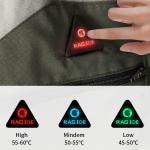 Snow Windbreaker Electric Coat Warmer Polyester Heated Cotton Jacket with Hood