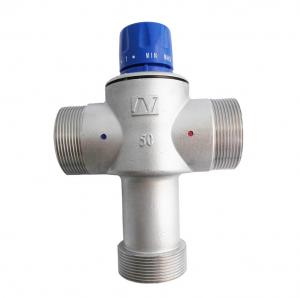 Wholesale 3 Way Thermostatic Mixing Valve Thermostatic Mixing Valve Faucet Water Temperature Control DN50 DN80 from china suppliers
