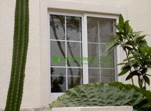 Wholesale UPVC Sliding Window With Grilled For Residential Home,White Color Vinyl Sliding windows from china suppliers