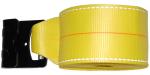 4" X 30" Gold Heavy Duty Tie Down W/Flat Hooks 5400lbs Cargo Control For Flatbed