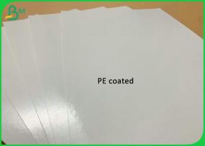 Wholesale 15g PE Coated 300g White Food Grade Paper For Lunch Burger Packing Box from china suppliers