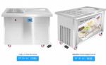 304ss Defrost Fry Ice Cream Machine With Foot Pedal Optional Square Plate