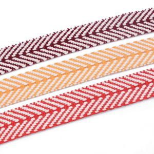 Wholesale Multi Colors Thick Custom Jacquard Herringbone Webbing Tape 40mm from china suppliers