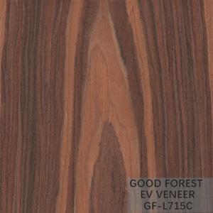 Wholesale Engineered Veneer Santos Rose Wood Crown Cut Customized Service from china suppliers