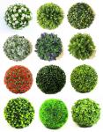 Backyard Boxwood Artificial Plant Balls , Artificial Hanging Flower Balls