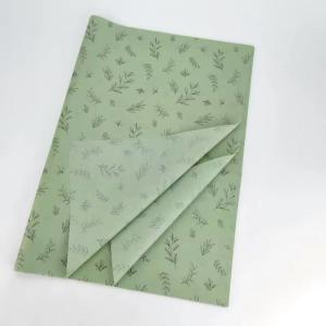 Wholesale A Roll Of 50cm X 75cm Custom Logo Printed Tissue Paper / Gift Wrap / Wrapping Paper Sheets With Logo from china suppliers