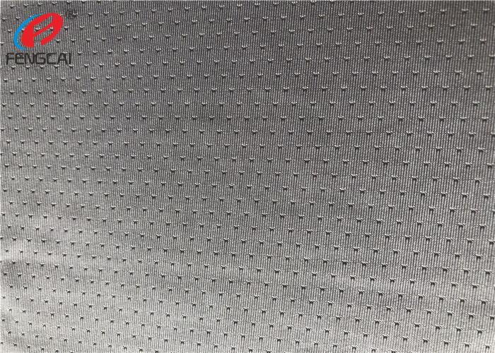160Gsm Polyester Spandex 4 Way Stretch Mesh Fabric Weft Knitted Fabric