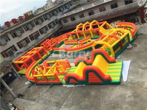 China Giant Inflatable Obstacle Course on sale
