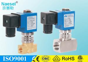 Wholesale High Temperature Direct Acting Solenoid Valve , 4 - 40 Bar NPT 1 / 8 Liquid Line Solenoid Valve from china suppliers