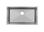 Square Big Bowl Project Stainless Steel Sink Polished Surface Treatment Without