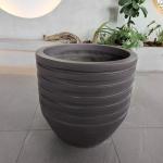 Tall Large Resin FRP Fiberglass Flower Pots Logo Customized