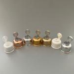 24mm Plastic Cap Gold Silver Plastic-Aluminum Cover Cosmetic Bottle Caps with