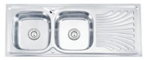 China China sink factory export stainless steel double bowl kitchen sink on sale