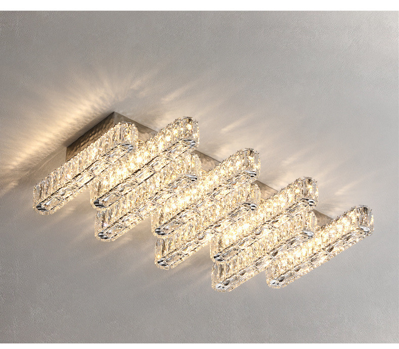 Modern Ceiling Lamp Luxury Crystal Study Bedroom Chandelier Indoor Lighting(WH-CA-103)