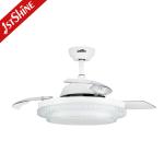 Invisible 42 Inch Smart Bedroom Ceiling Fan With LED Light CE Approved