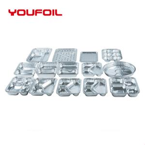 Wholesale Takeout  Multiple Cavities Disposable Aluminum Foil Pan Insulation Preservation from china suppliers