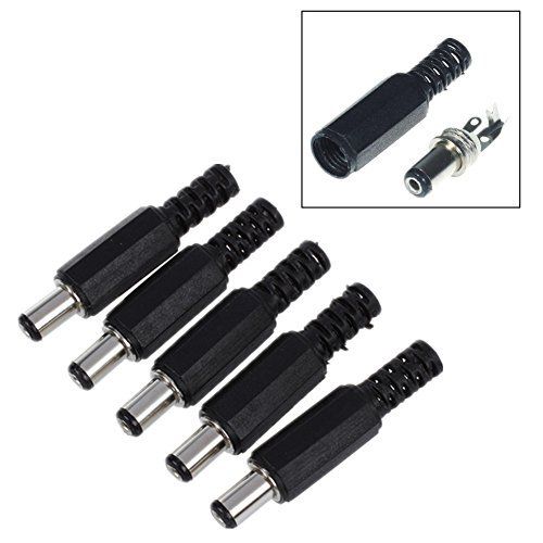 5.5 X 2.1mm Dc Plug Socket Soldering For Dc Notebook Power Charger