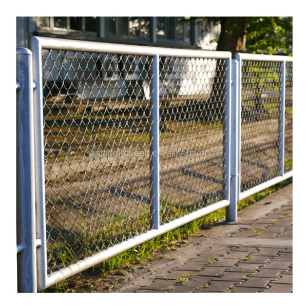6ft X 50ft PVC Coated Galvanized Steel Chain Link Fencing for Industrial