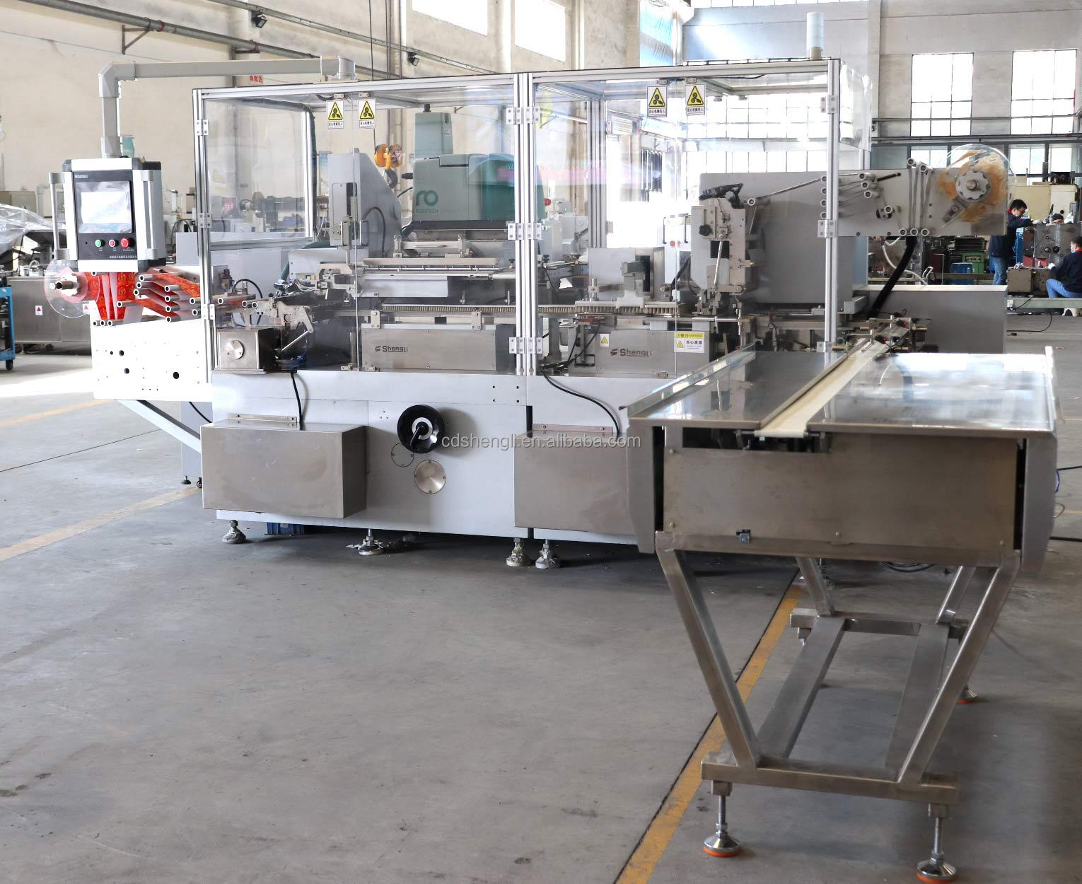 Packaging Line Chocolate Bar/Tablet Fold Packing Machine with Heat-sealing and Glueing
