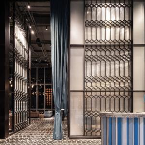 Wholesale Art Room Decorative Metal Panels Hand Polishing Wrought Iron Partition Divider from china suppliers