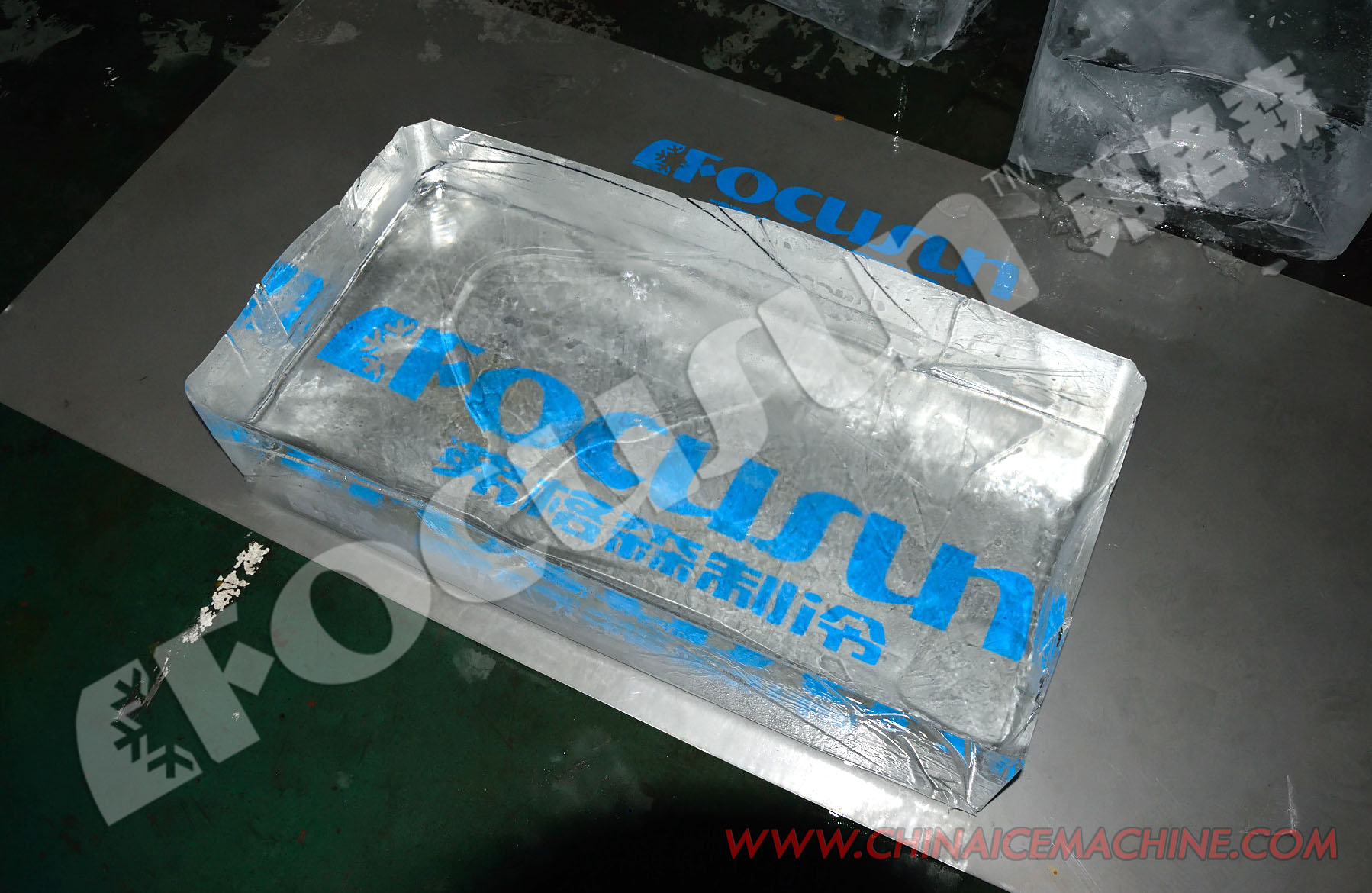Direct Cooling System Commercial Transparent Block Ice Plant for Clear Ice Making